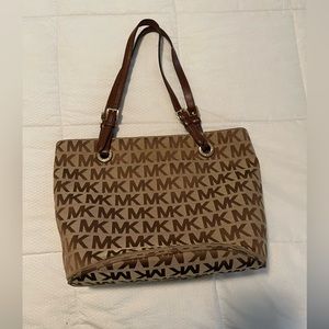 Michael Kors signature MK print bag